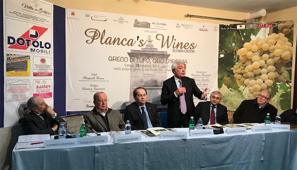 Da sin. Pasquale Cecere, Teobaldo Acone, Floriano Zambon, Domenico Biancardi, Salvatore Guerriero, Felice De Martino e Antonio Franzese