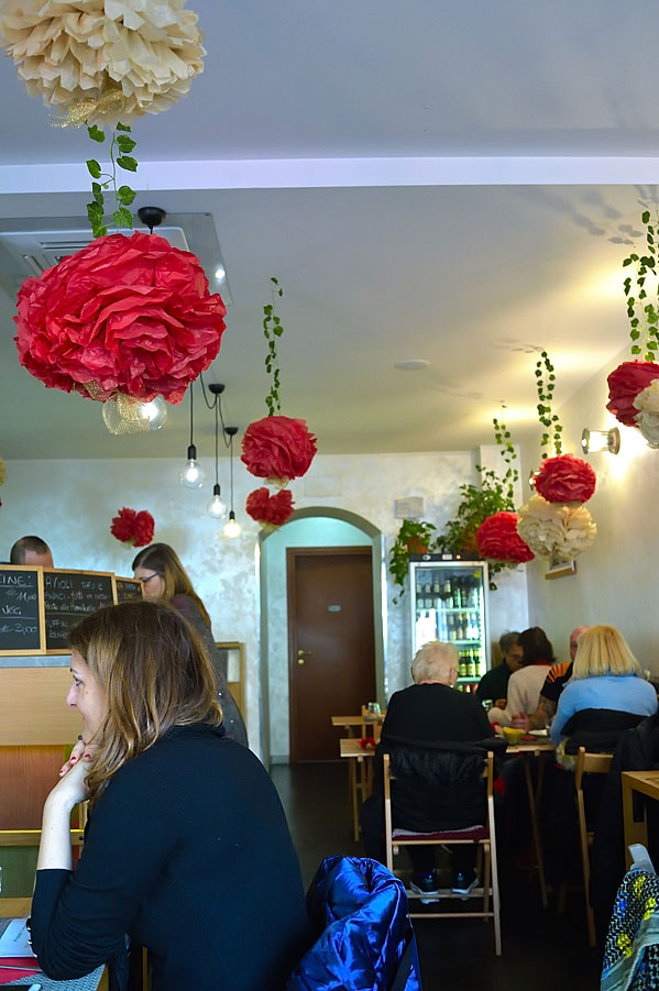 Sala interna Veggy Garden Bistrot