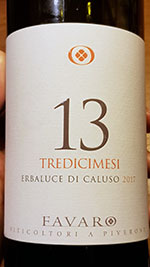 Erbaluce di Caluso Tredicimesi 2017 Benito Favaro