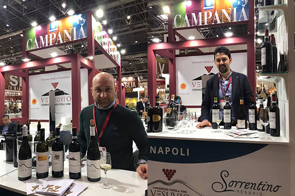 Ciro Giordano di Cantine Olivella e Giuseppe Sorrentino di Sorrentino Vini