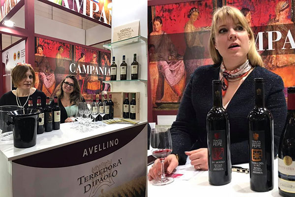 Daniela Mastroberardino (Terredora) e Milena Pepe (Tenute Cavalier Pepe)