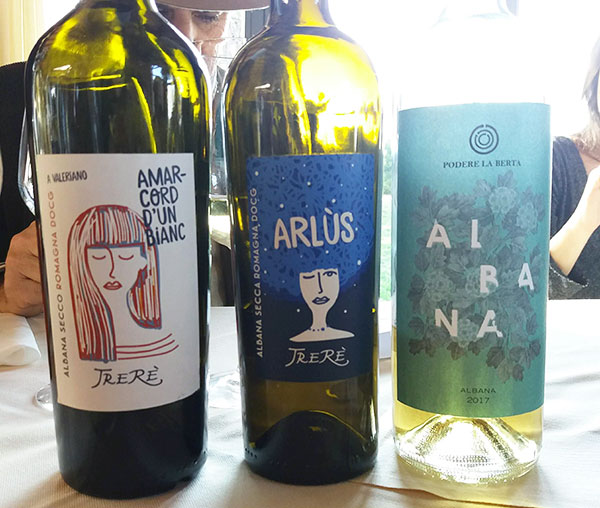 Albana in degustazione