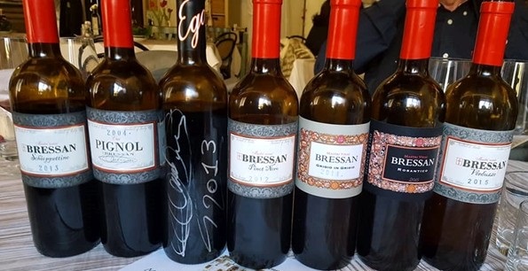 I vini dell'azienda Bressan