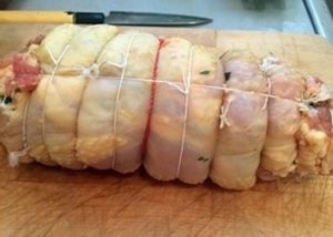 pollo ripieno legato