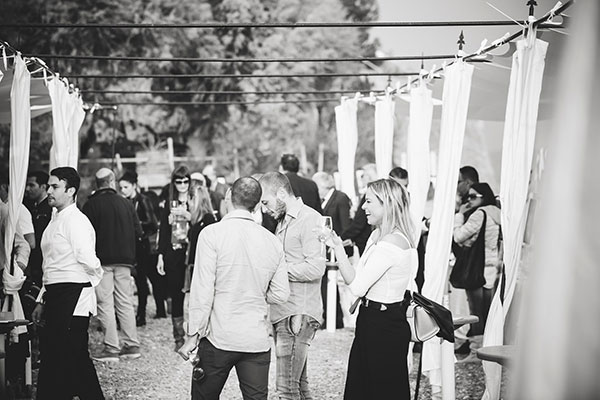 Banchi d'assaggio sulla spiaggia