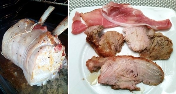 carrré di vitello con l'osso