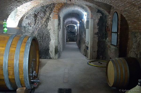 La cantina storica di Cascina Montalbano