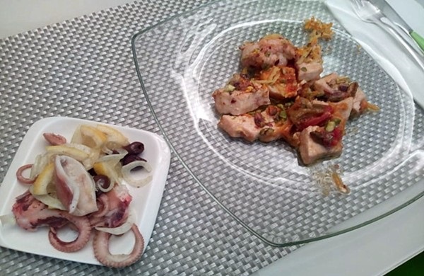 Pesce spada e moscardini