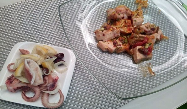 Pesce spada e moscardini