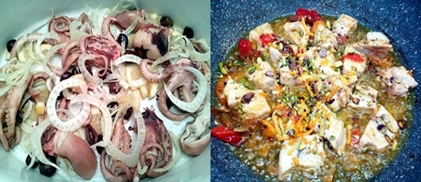 pesce spada e moscardini