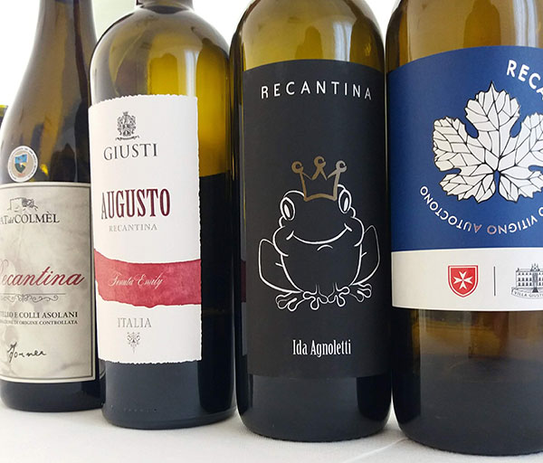 Bottiglie di Recantina