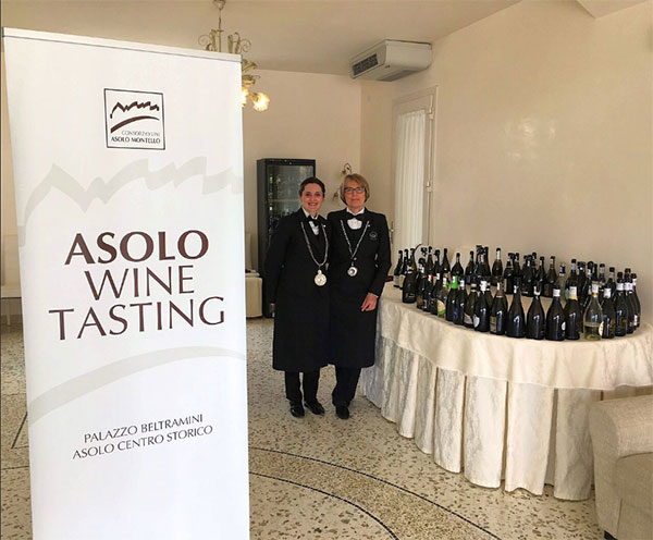Il cartello dell'evento Asolo Wine Tasting
