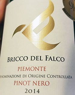 Piemonte Pinot Nero Bricco del Falco 2014 Isola della Croce