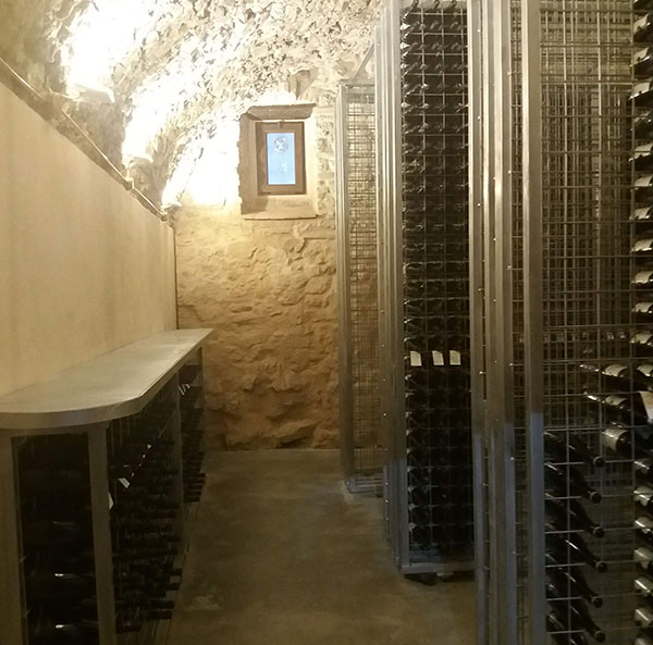 La cantina di Leonardo Bussoletti situata nel convento