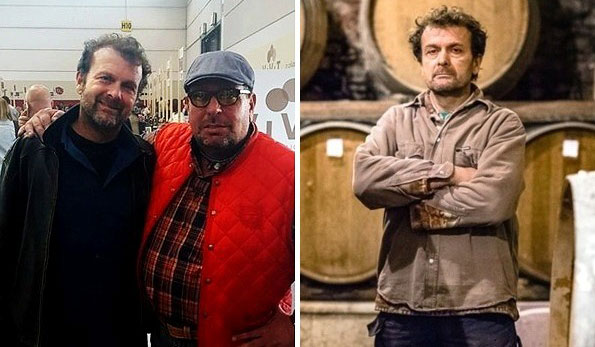 Zeno Zignoli in cantina con Fulvio Bressan