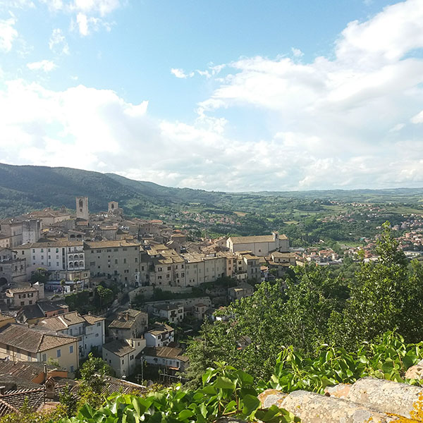 Narni vista dall'alto