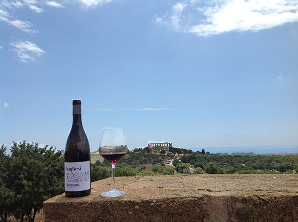 Il Nero d'Avola e la Valle dei Templi