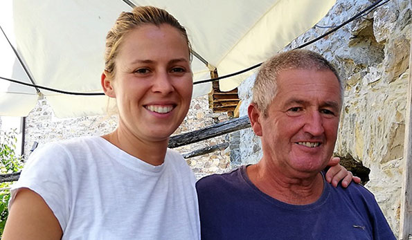 Francesca e papà Mario