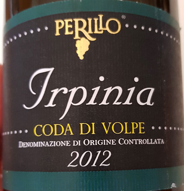Irpinia Coda di Volpe 2012 Perillo