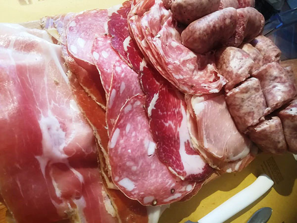 I salumi de Lo Scalco