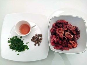 Ingredienti per la tartare di manzo
