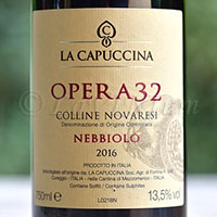Colline Novaresi Nebbiolo Opera 32 2016 La Capuccina