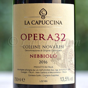 Colline Novaresi Nebbiolo Opera 32 2016 La Capuccina