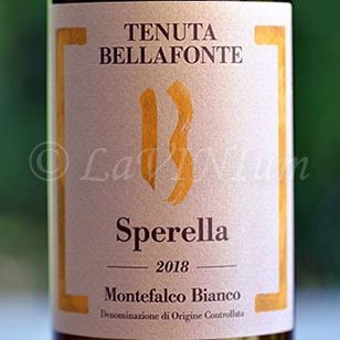 Montefalco Bianco Sperella 2018 Tenuta Bellafonte