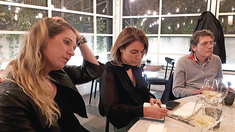 da sinistra: Anna Barbon di AB Comunicazione, Flavia Rendina (ONAV) e Luigi Cremona