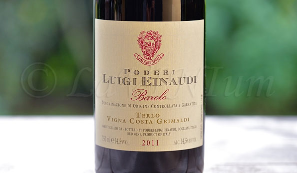 Barolo Terlo Vigna Costa Grimaldi 2011 Poderi Luigi Einaudi