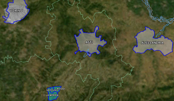 mappa vino doc Verduno Pelaverga