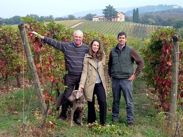 Emilio Pasqua Di Bisceglie con la figlia Maddalena e il nipote Enrico Raber