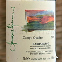 Barbaresco Campo Quadro 2005 Punset