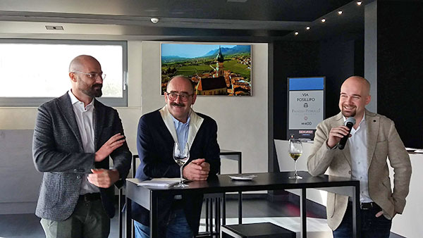 Da sinistra: Eduard Bernhart, Andrea Moser e Franziskus Haas