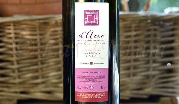 d’Acco Alicante Nera 2018 Fuori Mondo