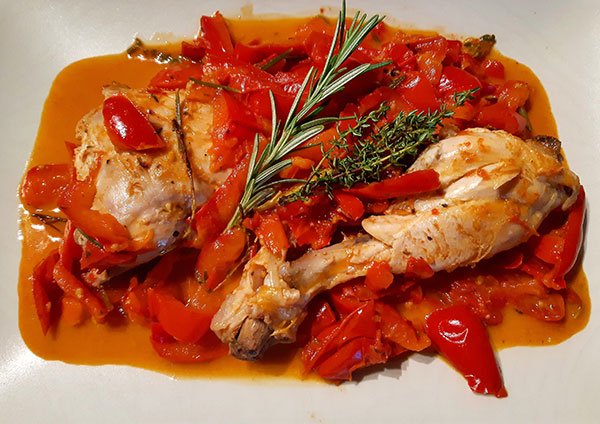 Pollo alla romana