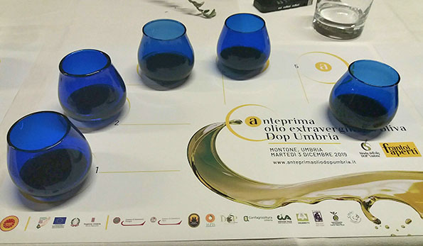 bicchieri per degustare l'olio
