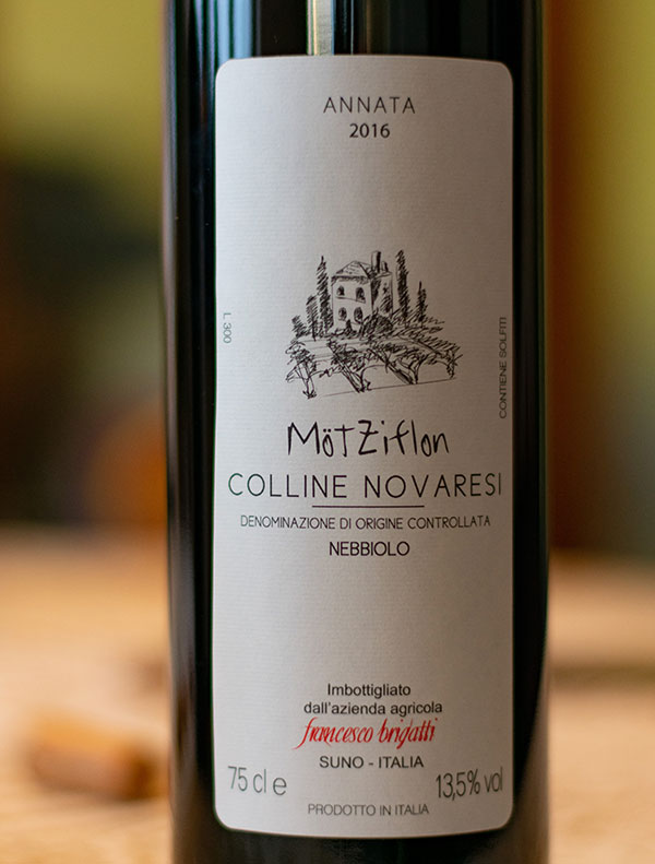 Colline Novaresi Nebbiolo “MötZiflon” 2016