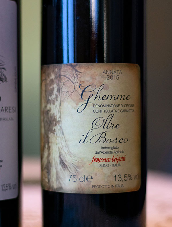 Ghemme “Oltre il Bosco” 2015