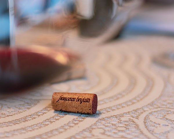 Tappo vino Francesco Brigatti