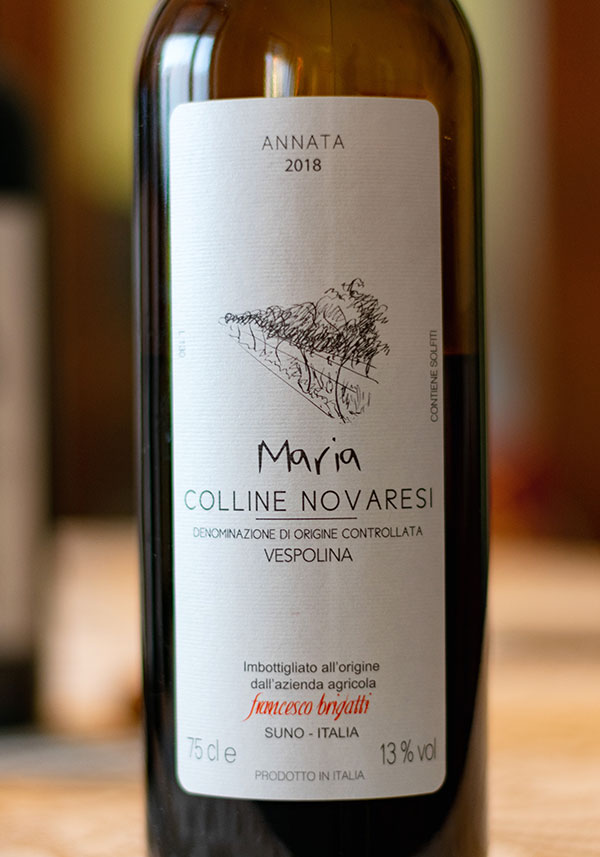 Colline Novaresi Vespolina “Maria” 2018