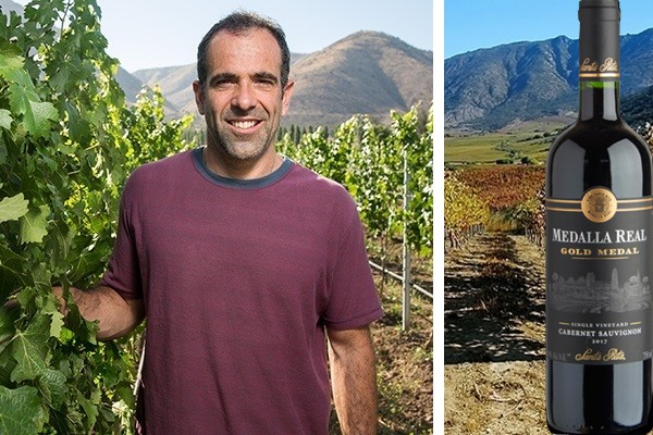 Sebastián Labbé e il suo Medalla Real Gold Medal Cabernet Sauvignon