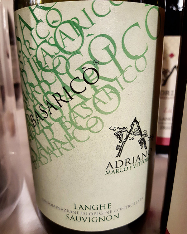 Langhe Sauvignon Basaricò 2018