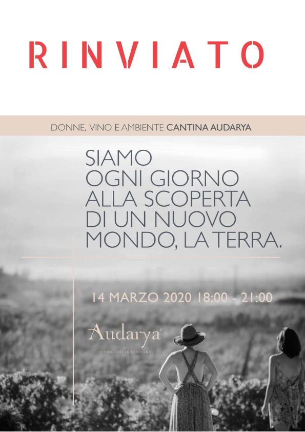 Evento rinviato in Sardegna