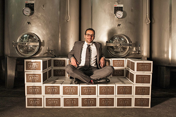 Massimo Lupi in cantina