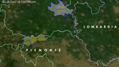 mappa vino Doc Rubino di Cantavenna