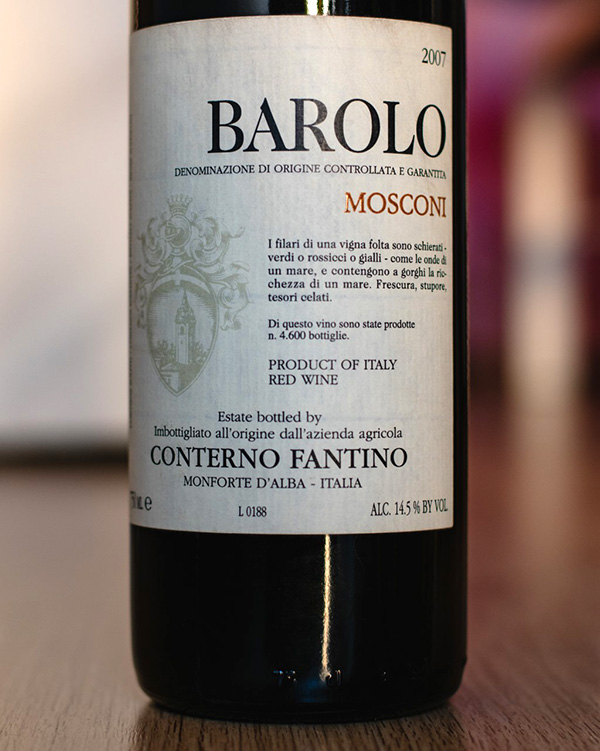 Barolo Mosconi 2007 Conterno Fantino