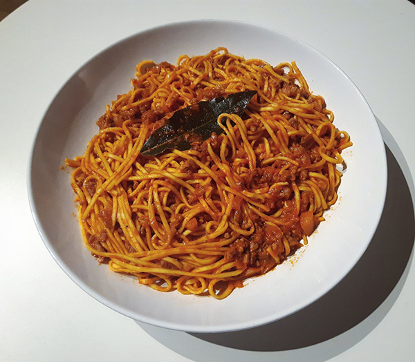 Tajarin al ragù alla langarola