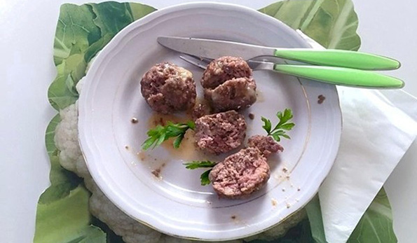 Le "Polpettita" al forno e Salice Salentino Rosso Riserva