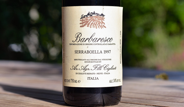 Barbaresco Serraboella 1997 F.lli Cigliuti